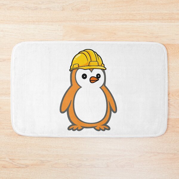 Item preview, Construction worker Pippo – Funny penguin with construction helmet for craftsmen & construction sites Humor designed and sold by Pippo-Penguin.
