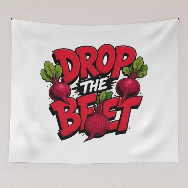 Item preview, Drop The Beet Funny Music Vegetable Pun Illustration designed and sold by @VIRAT DESIGNER@.