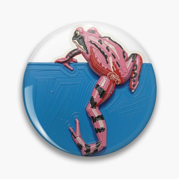 Item preview, The climb, frog painting designed and sold by alisska.