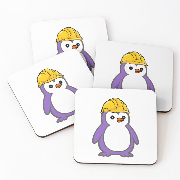 Item preview, Construction worker Pippo – Funny penguin with construction helmet for craftsmen & construction sites Humor designed and sold by Pippo-Penguin.