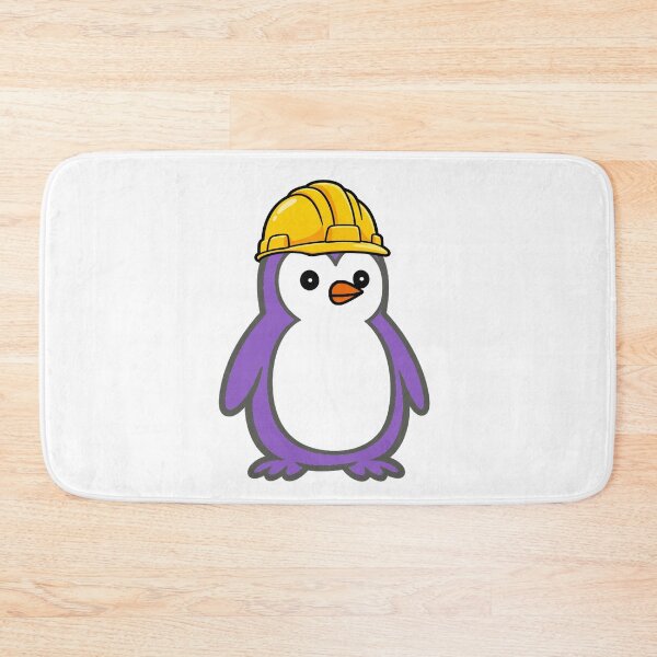 Item preview, Construction worker Pippo – Funny penguin with construction helmet for craftsmen & construction sites Humor designed and sold by Pippo-Penguin.