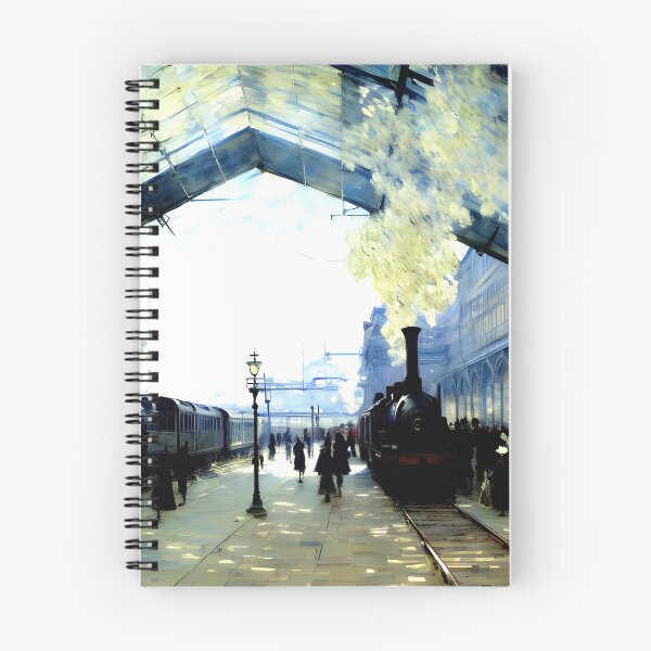 Item preview, Arrival of the Normandy Train, Gare Saint-Lazare designed and sold by artdesignsnow.