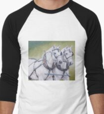 Percheron pair Men's Baseball ¾ T-Shirt