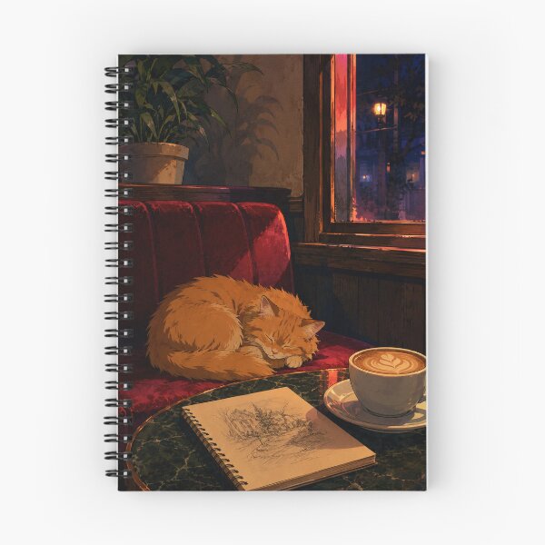 Item preview, Lofi Cafe: Cat Nap Bistro designed and sold by bapupa.