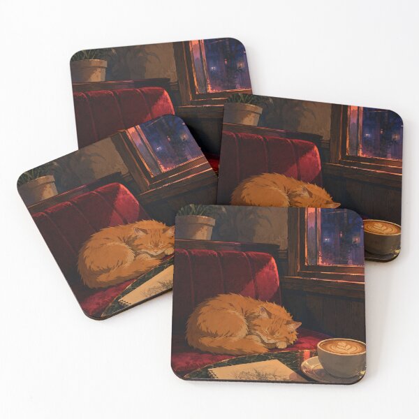 Item preview, Lofi Cafe: Cat Nap Bistro designed and sold by bapupa.