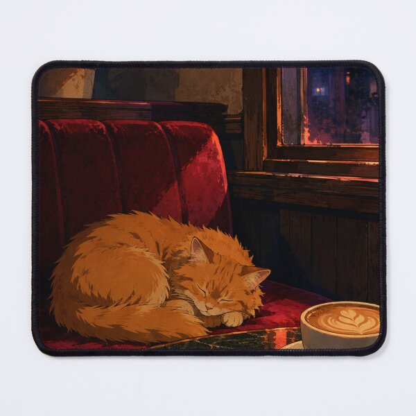 Item preview, Lofi Cafe: Cat Nap Bistro designed and sold by bapupa.