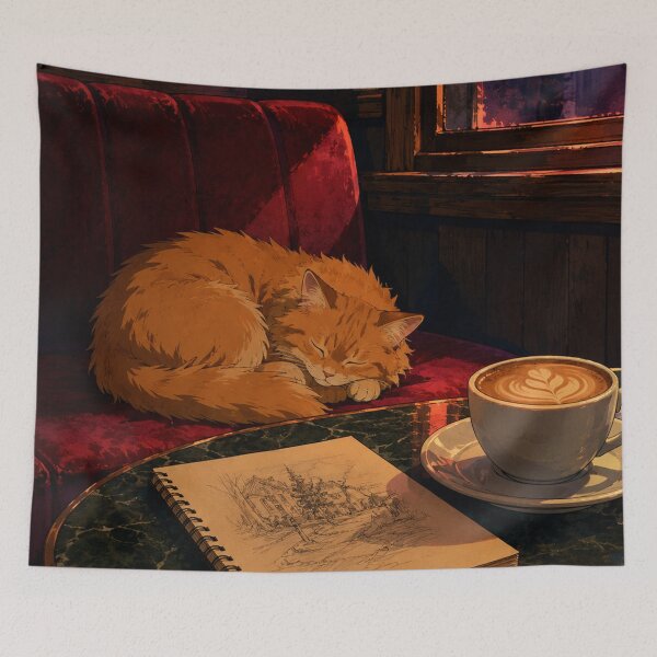 Item preview, Lofi Cafe: Cat Nap Bistro designed and sold by bapupa.