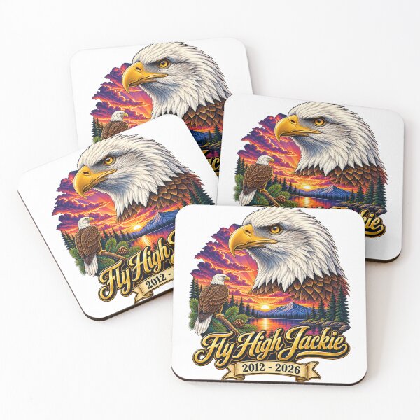 Item preview, Fly High Jackie Bald Eagle Mountain Memorial designed and sold by KireVeronica.