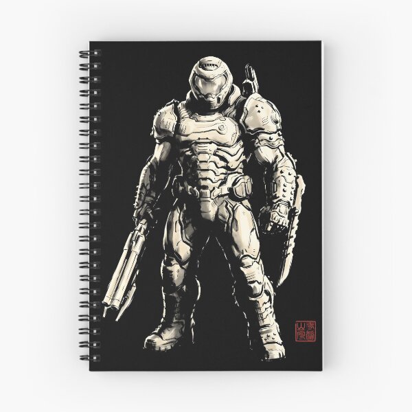 Item preview, Eternal Doom Slayer Doom Sumi-e Gaming Graphic Tee designed and sold by Senpaiwaves.