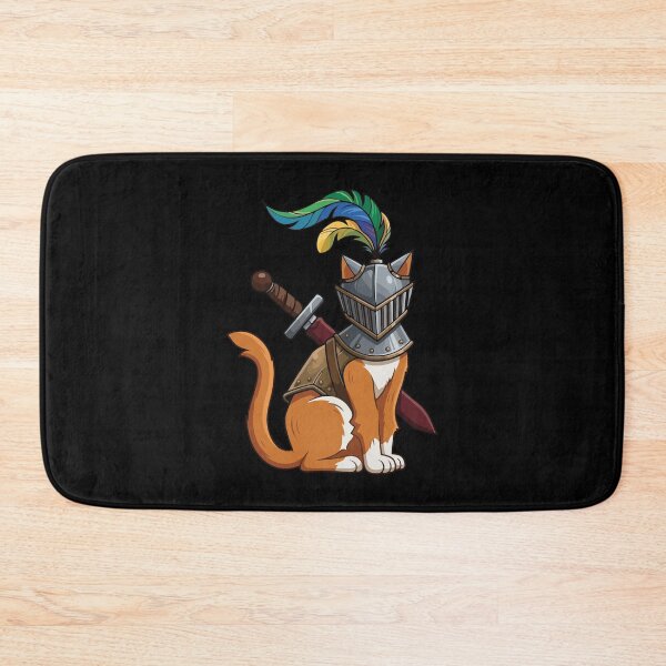 Item preview, Brave Knight Cat Armour Fantasy designed and sold by BrownHorse90s.