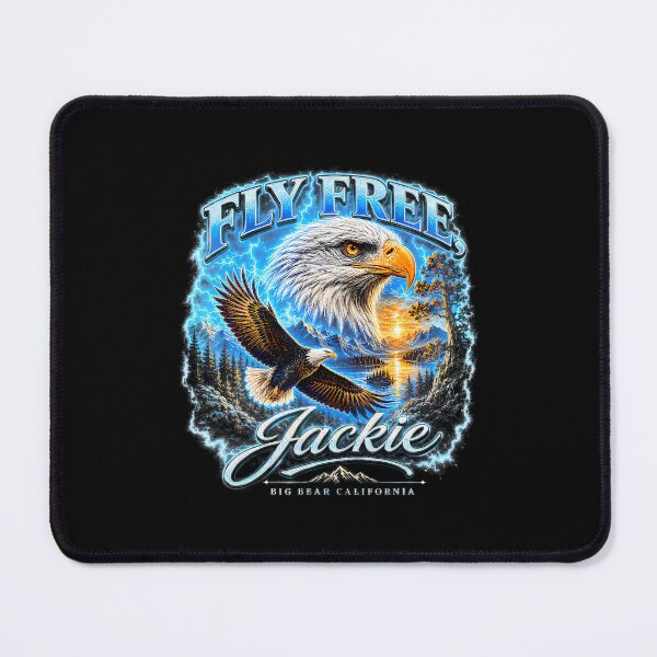 Item preview, Fly Free Jackie Big Bear Bald Eagle Memorial Tribute designed and sold by JameseDuam.