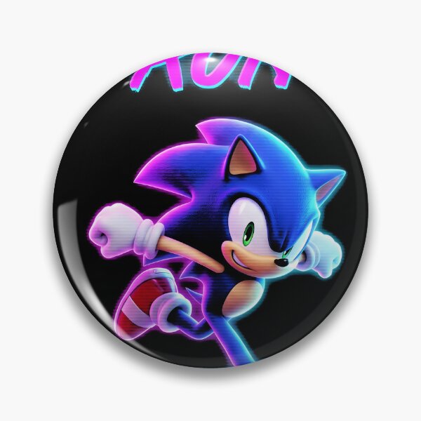 Item preview, Sonic Running Sonic the Hedgehog Synthwave Gaming Graphic Tee designed and sold by Senpaiwaves.