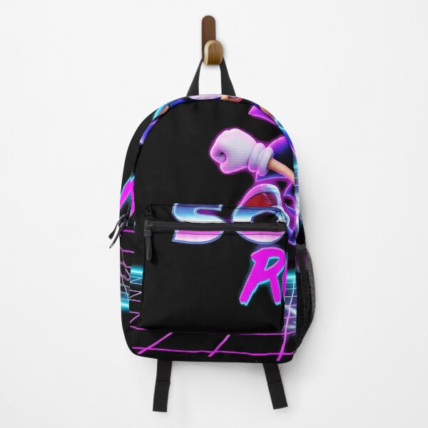 Item preview, Sonic Running Sonic the Hedgehog Synthwave Gaming Graphic Tee designed and sold by Senpaiwaves.