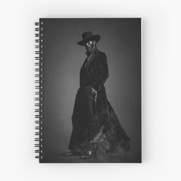 Item preview, Black Gothic Cowboy | Afrogoth Western Portrait designed and sold by SurrealeyeSEA.