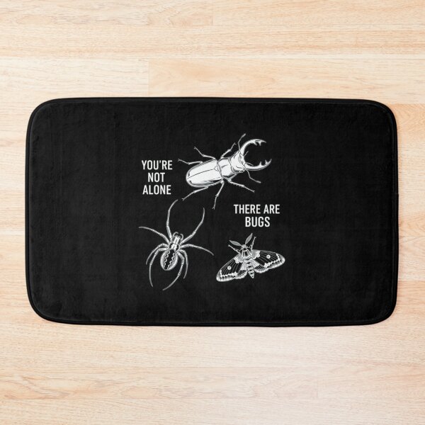 Item preview, YOU're NOT ALONE THERE ARE BUGS Stag Beetle Spider Moth designed and sold by Aliciastubs.