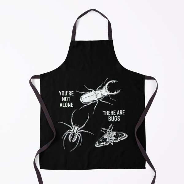 Item preview, YOU're NOT ALONE THERE ARE BUGS Stag Beetle Spider Moth designed and sold by Aliciastubs.