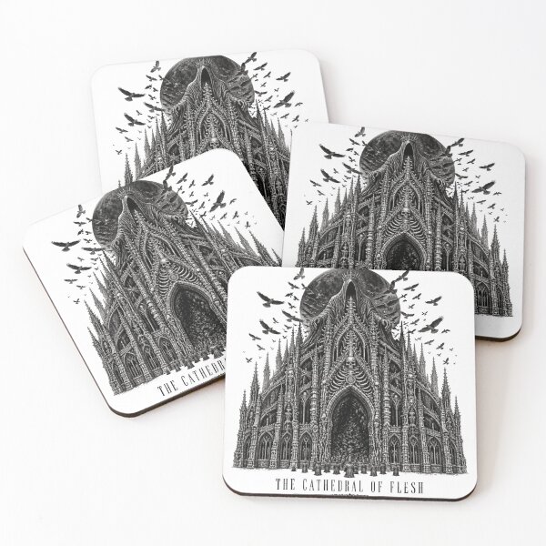 Item preview, The Cathedral of Flesh – Dark Gothic Engraving designed and sold by Cavalier-org.