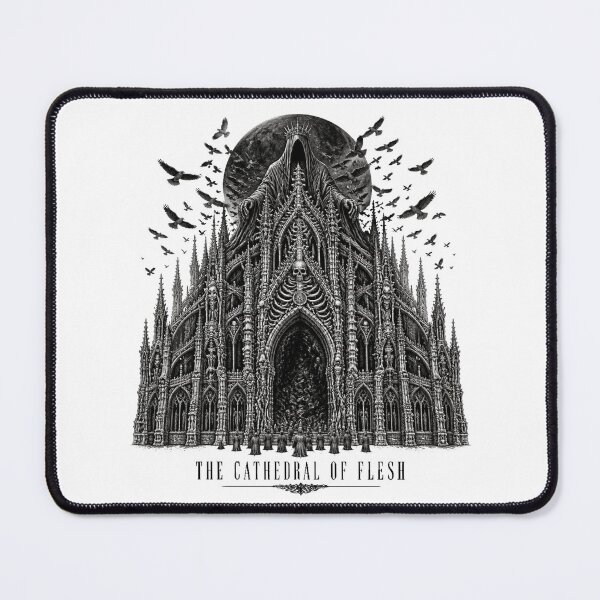 Item preview, The Cathedral of Flesh – Dark Gothic Engraving designed and sold by Cavalier-org.