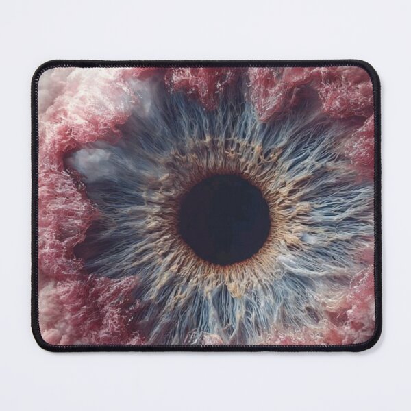 Item preview, Cosmic Eye Iris Macro Abstract Pink Smoke Nebula Surreal Art designed and sold by LYAN-STORE.