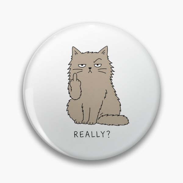 Item preview, Really? Sarcastic Cat Meme designed and sold by MonkiFlipp.