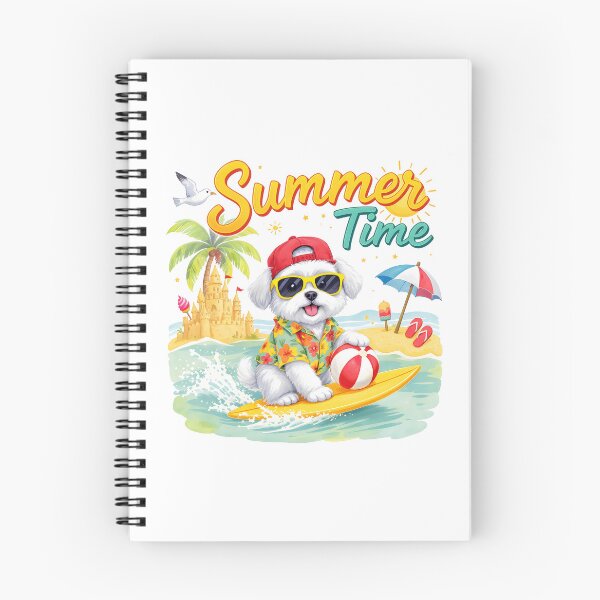 Item preview, Maltese Dog Surfing Summer designed and sold by Kedspicedesign.