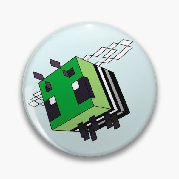 Item preview, Aromantic Minecraft Bee – Minecraft Pixel Art designed and sold by DesgnsxGifts.