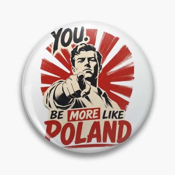 Item preview, You! Be More Like Poland - Vintage Propaganda Poster designed and sold by Fragy72.