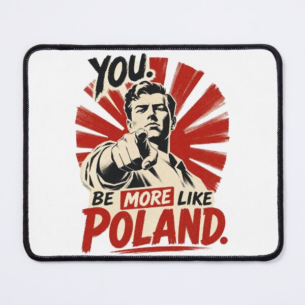 Item preview, You! Be More Like Poland - Vintage Propaganda Poster designed and sold by Fragy72.