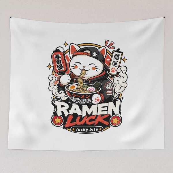 Artikelvorschau, Ramen-Nudel-Katze, Ramen-Katze entworfen und verkauft von graphic-genie.