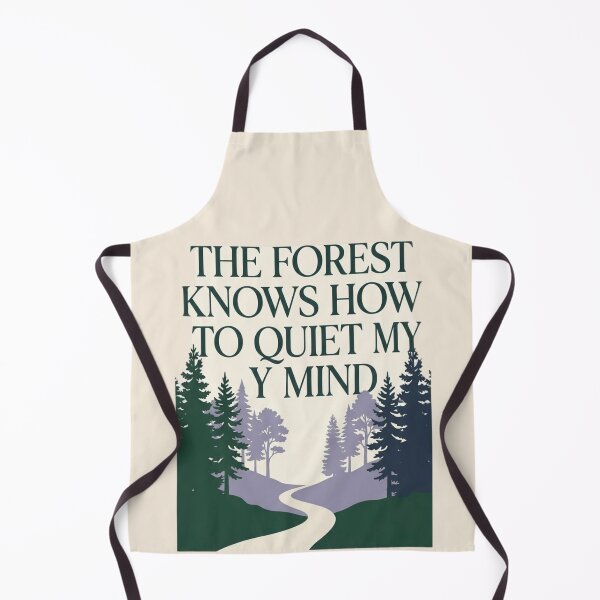 Item preview, The Forest Knows How to Quiet My Mind | Nature Therapy designed and sold by Amr Darwish Graphic designer.