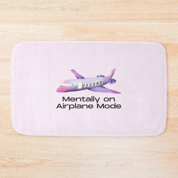 Item preview, Mentally On Airplane Mode Funny Travel Quote designed and sold by jianina-alondra.