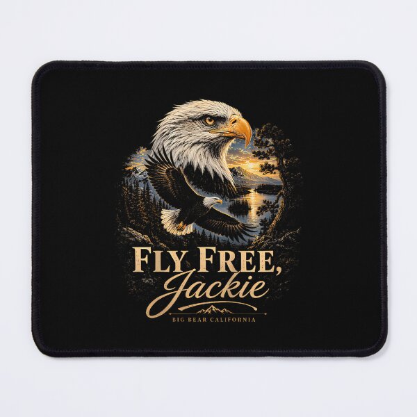 Item preview, Fly Free Jackie Big Bear Bald Eagle Memorial Tribute designed and sold by JameseDuam.