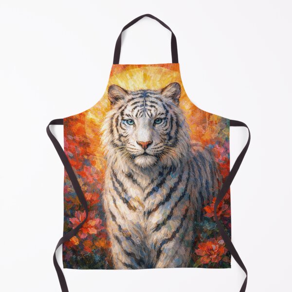 Item preview, White Tiger Majestic Predator Painting designed and sold by GalleryKauffeld.