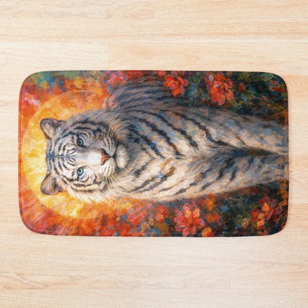 Item preview, White Tiger Majestic Predator Painting designed and sold by GalleryKauffeld.
