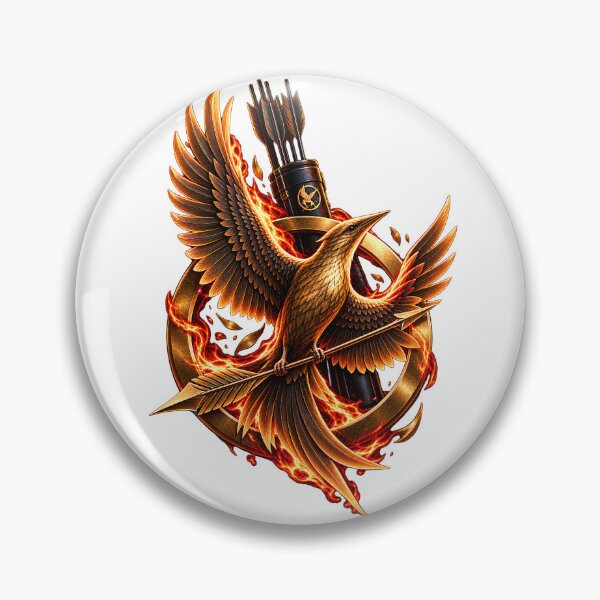 Item preview, Firebird Sticker with Bow and Arrows, Rebellion Design designed and sold by teamzeta.