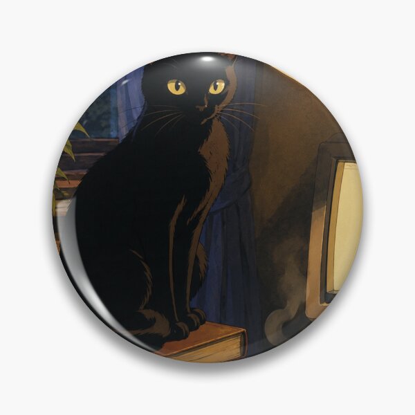 Item preview, Lofi Cat: Midnight Coder designed and sold by bapupa.