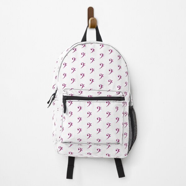 Item preview, Bass clef fuchsia designed and sold by Inspirationmotivation.