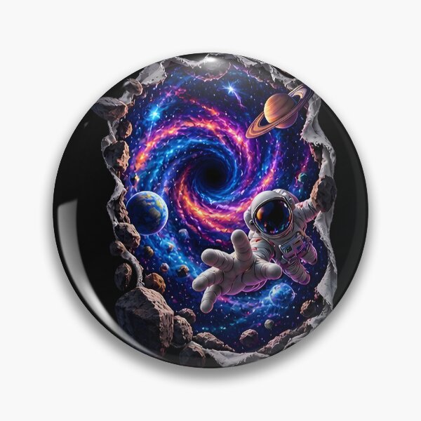 Item preview, Astronaut Falling Into Black Hole designed and sold by AI-Only Creations.