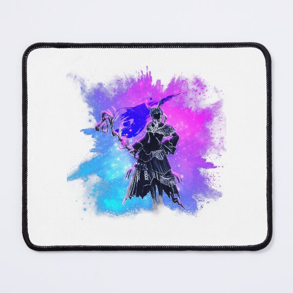 Item preview, Dark Sorceress Magic Staff Neon Splash Illustration designed and sold by Newfacedesi.