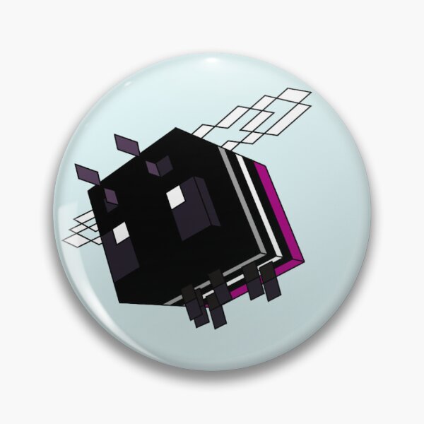 Item preview, Asexual Minecraft Bee – Minecraft Pixel Art designed and sold by DesgnsxGifts.