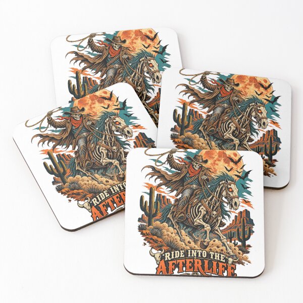 Item preview, Ride Into the Afterlife Skeleton Cowboy designed and sold by KireVeronica.