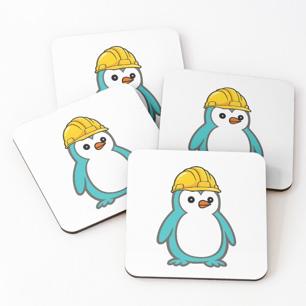 Item preview, Construction worker Pippo – Funny penguin with construction helmet for craftsmen & construction sites Humor designed and sold by Pippo-Penguin.