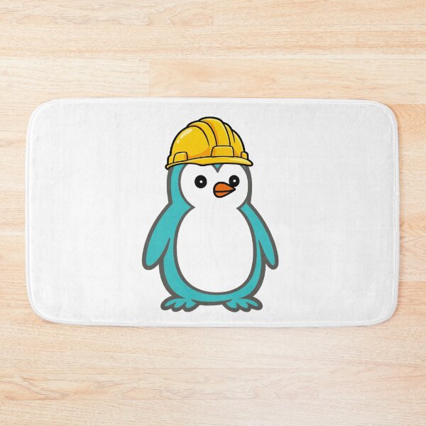 Item preview, Construction worker Pippo – Funny penguin with construction helmet for craftsmen & construction sites Humor designed and sold by Pippo-Penguin.