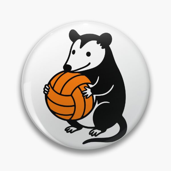 Item preview, Opossum with a volleyball designed and sold by Visual-Elixir.