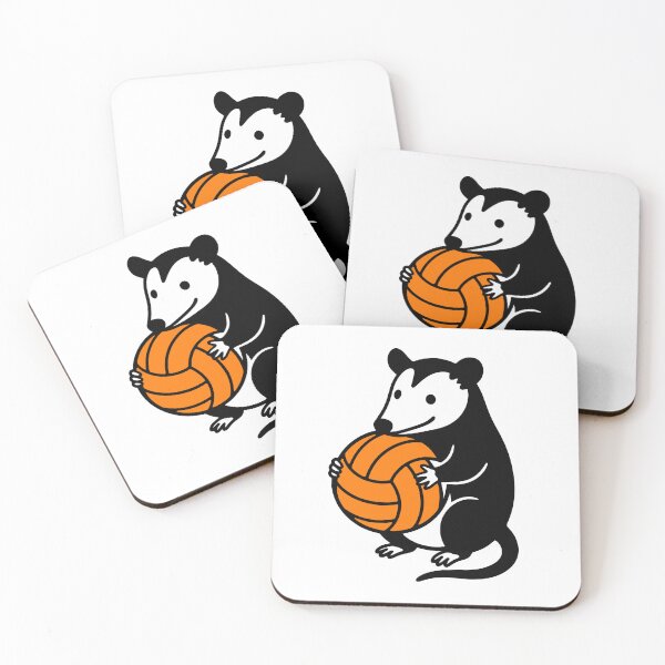 Item preview, Opossum with a volleyball designed and sold by Visual-Elixir.