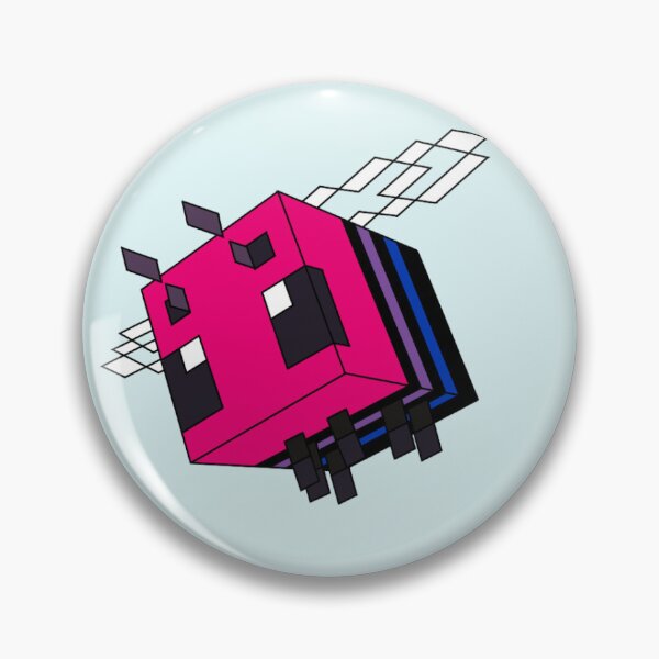 Item preview, Bisexual Minecraft Bee – Minecraft Pixel Art designed and sold by DesgnsxGifts.