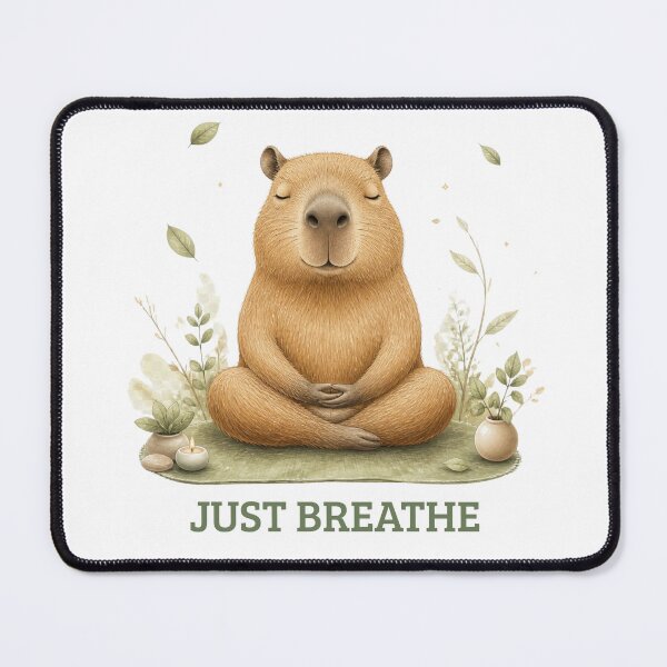 Item preview, Cozy Yoga Capybara designed and sold by Ada’s Mystic Atelier .