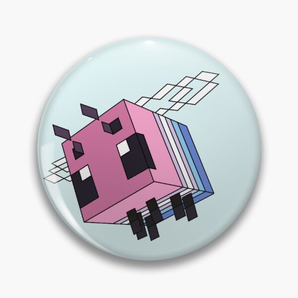 Item preview, Bigender Minecraft Bee – Minecraft Pixel Art designed and sold by DesgnsxGifts.