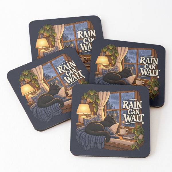 Item preview, Rain Can Wait designed and sold by QuietNovaShop.
