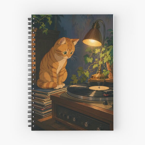 Item preview, Lofi Cat: Vinyl Guard designed and sold by bapupa.